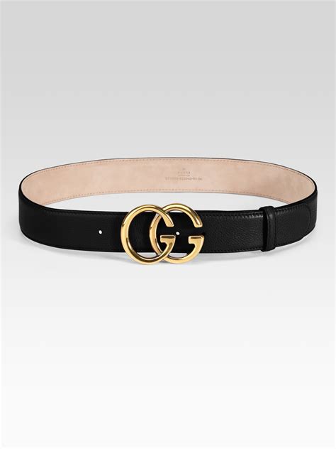 Shop men's belts at gucci.com. Gucci Double G Buckle Belt in Black for Men - Lyst