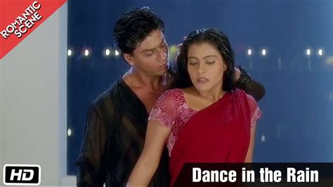 Dance In The Rain Romantic Scene Kuch Kuch Hota Hai Shahrukh Khan Kajol Youtube