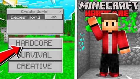 How To Play Minecraft Hardcore On Bedrock Edition 2020 2021 Youtube