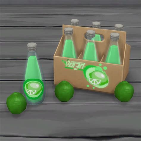 Lime Fizzy Juice Sims 4 Food Cc