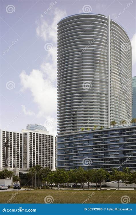 Highrise Architecture Miami Stock Photo Image Of Highrise Tower