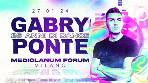Gabry Ponte Tour 2023 2024 Il Concerto A Milano Da Non Perdere