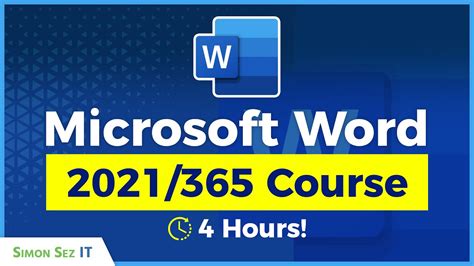 Microsoft Word For Beginners 4 Hour Training Course In Word 2021365