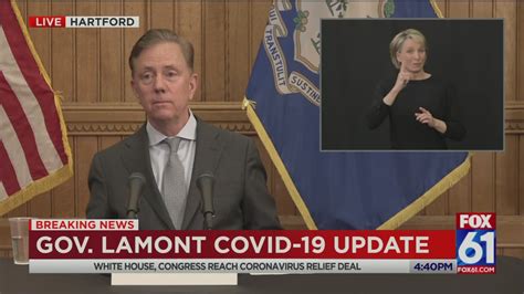 fox61 s ben goldman questions gov lamont on various topics including mortgage and rent relief