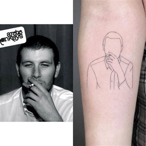 Fine Line Arctic Monkeys Album Cover Tattoo On The