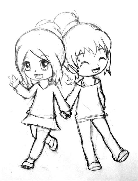 Girl And Boy Hugging Drawing At Getdrawings Free Download