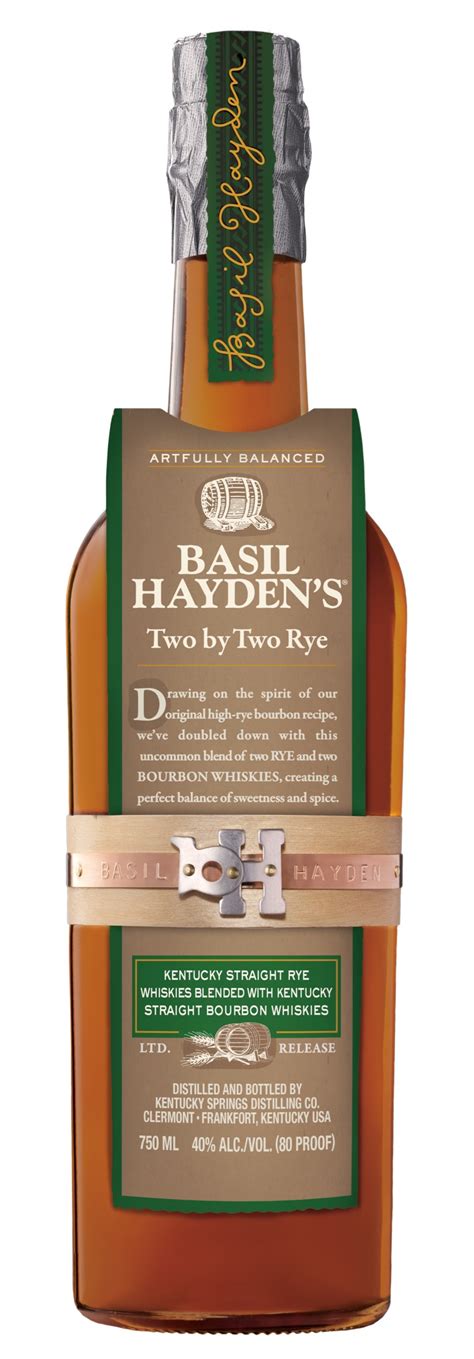 Basil Haydens Bourbon Releases Limited Edition Two By Two Rye The