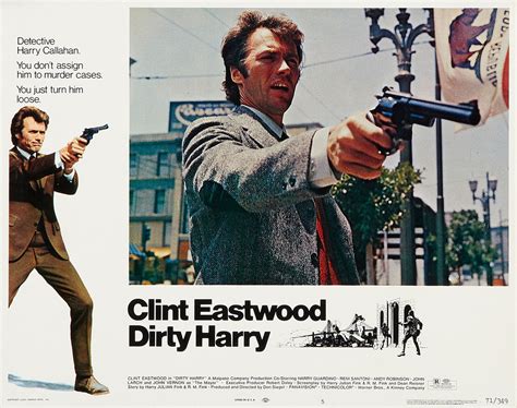 Clint Eastwood As Inspector Harry Callahan Dirty Harry 1971 Lobby