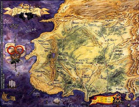 Wheel Of Time Map World In 2020 Fantasy Map Wheel Of Times Time Art