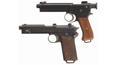 Two Austrian Military Semi Automatic Pistols