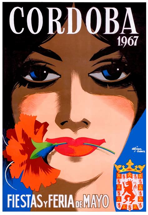 1967 Cordoba Spain May Festivals Poster By Retro Graphics Retro