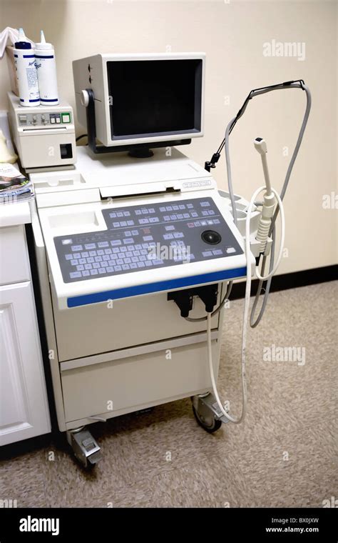 Ultrasound Machine In A Hospital Room Stock Photo Alamy