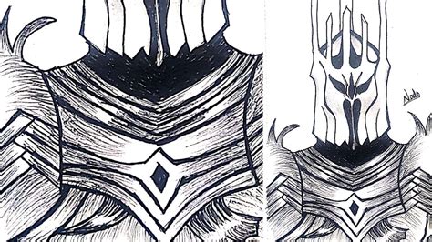 How To Draw Realistic Sauron Lord Of The Rings For Beginners Youtube