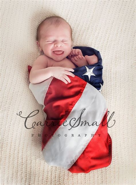 American Flag Newborn Pictures Baby Boy Newborn Baby Photography