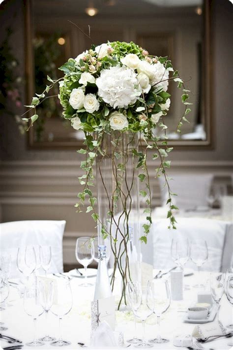 Simple Small White Flower Arrangements Centerpieces 2 Oosile
