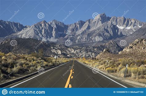 Sierra Nevada Mountains Stock Photo Image Of Peaks 183688670