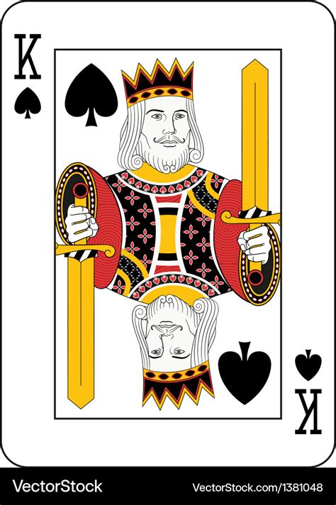 King Of Spades Vector