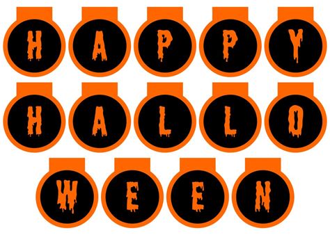 Printable Happy Halloween Banner Printable Word Searches