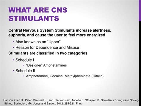 Ppt Cns Stimulants Powerpoint Presentation Id2673042