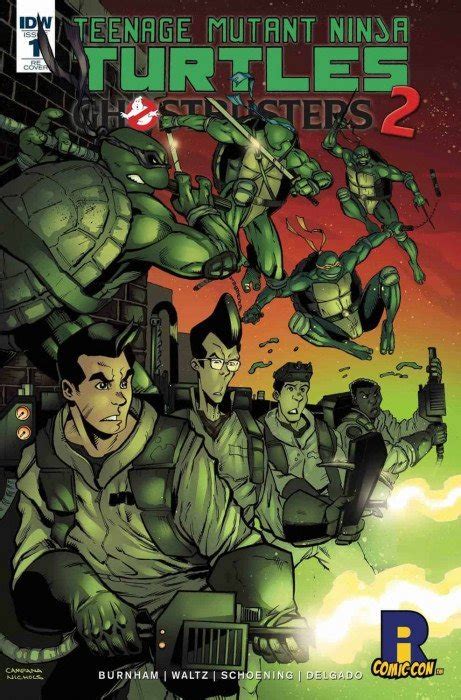 Teenage Mutant Ninja Turtles Ghostbusters Ii 1 Idw Publishing