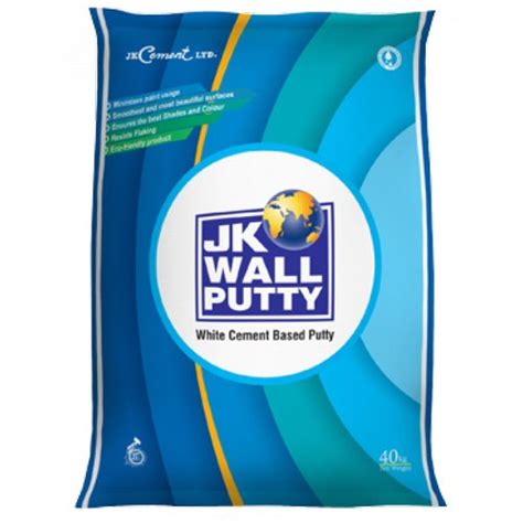 40 Kg Jk White Cement Based Wall Putty Packaging Type Bag Rs 850