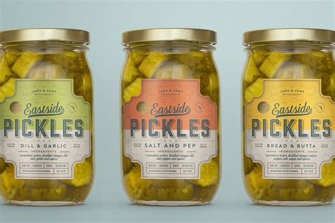 Pickle Jar Mockup Pickle Jars Pickles Food Packaging Design