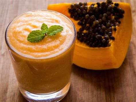 Smoothie De Papaya De 92 Kcal Receta Fácil En La App Avena