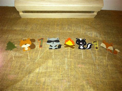 Maybe you would like to learn more about one of these? Outdoors/Camping Theme Cupcake Toppers | Camping theme ...