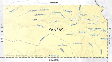Maps Of Kansas Lakes