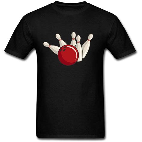 Best Quality Custom Customize Mens Bowling T Shirts Black Tmen01865