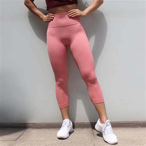 nature armour 2018 new leggings for women high waist tight waist hip lifting yoga pants gym