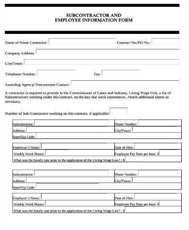 Maybe you would like to learn more about one of these? FREE 8+ Sample Contract Labor Forms in PDF | MS Word