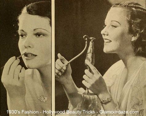 1930s Fashion Hollywood Beauty Tricks 2 Glamourdaze