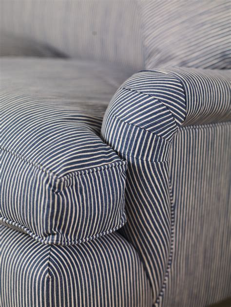 Poulton Stripe Fermoie Striped Sofa Cheap Home Decor Upholstery