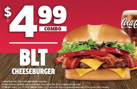 Jack In The Box Offers 499 Blt Cheeseburger Combo And 2 Panko Onion