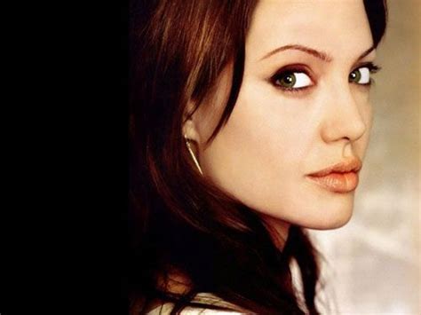 native american female actress angelina jolie may be sexy but her facial features sit right