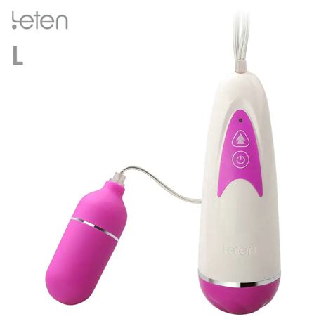 Leten 6s Sex Products Powerful Seffshock Motor 10 Speed Vibrating Eggs Waterproof Bullet