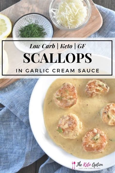 Over 130 recipes for scallop dishes that are low in carbohydrates. Keto Scallops in Garlic Cream Sauce | Enjoy these ...