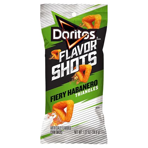 Doritos Flavor Shots Fiery Habanero Triangles Shop Snacks And Candy At