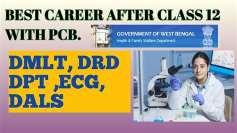 Best Career Options After Class 12 With Pcb Dmlt Course In West