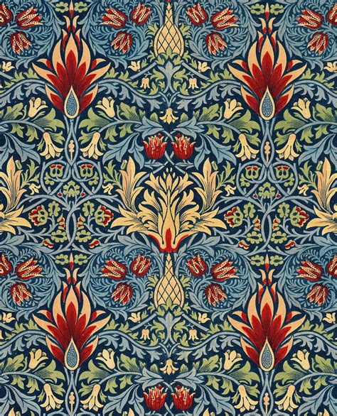 Snakeshead Wallpaper Painting By William Morris Fine Art America