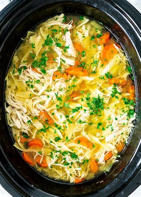 See more ideas about recipes, crockpot recipes, pot recipes. This crockpot chicken noodle soup is a classic and hearty ...