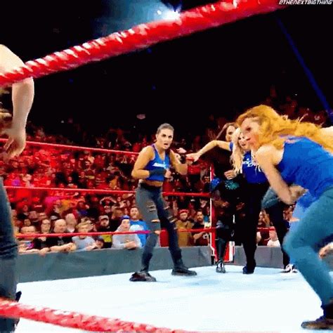 Since trump has ties to wwe, this theoretically could have happened. Becky Lynch Steel Chair GIF - BeckyLynch SteelChair ...