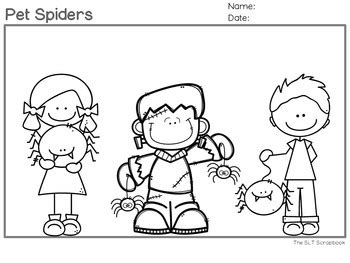 I'll be sure to post a few of the pictures on my communication station fb page for sure! Following Directions Coloring Pack- Halloween Themed- 1, 2 ...