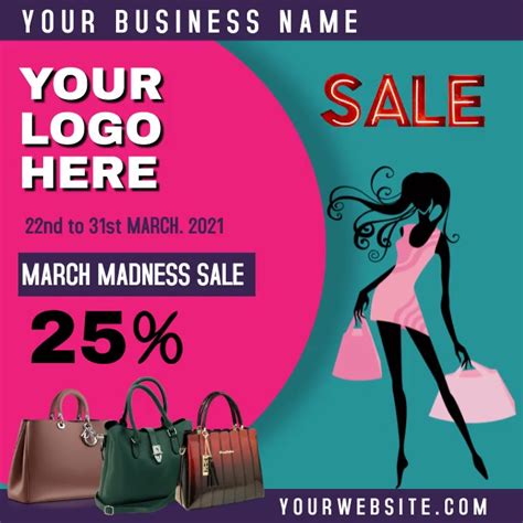 March Madness Sale Template Postermywall