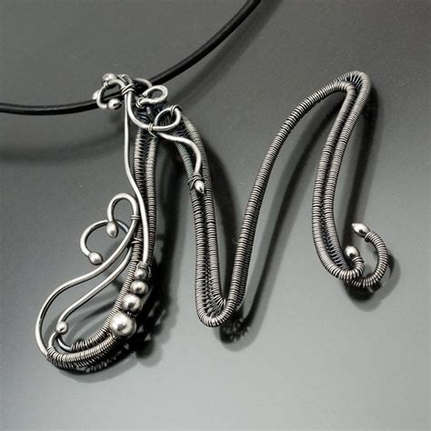 Pendant in the cross shaped, made to order. sarah-n-dippity | Initial "M" Pendant - published in ...