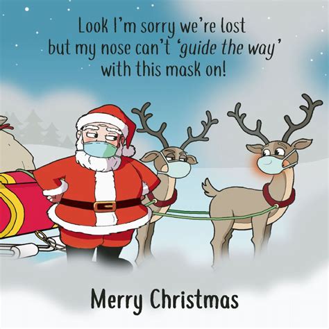 Christmas is the festival of happiness, fun and presents and much more. Funny COVID Christmas Card. Funny COVID-19 related Christmas Card. Funny Cards. Funny Seasons ...