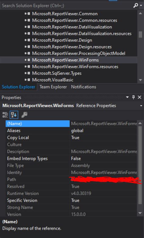 C Could Not Load File Or Assembly Microsoft Reportviewer Winforms
