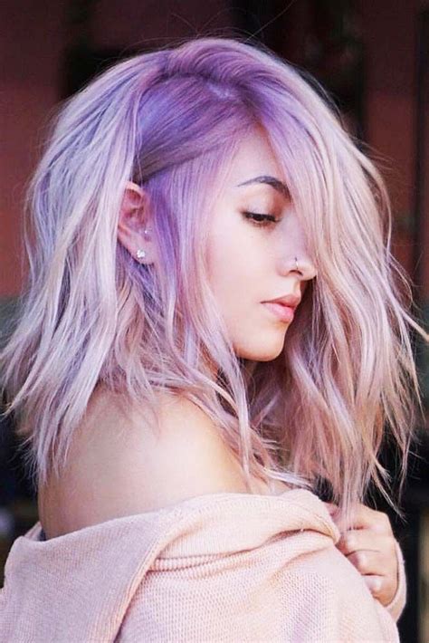 Glorious Lavender Hair Color To Embrace The Trend Of Now Blonde Hair