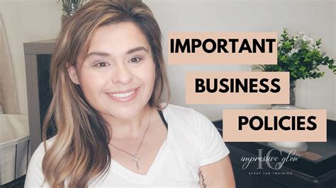 BUSINESS POLICIES FOR YOUR SPRAY TAN BUSINESS SPRAY TAN TRAINING